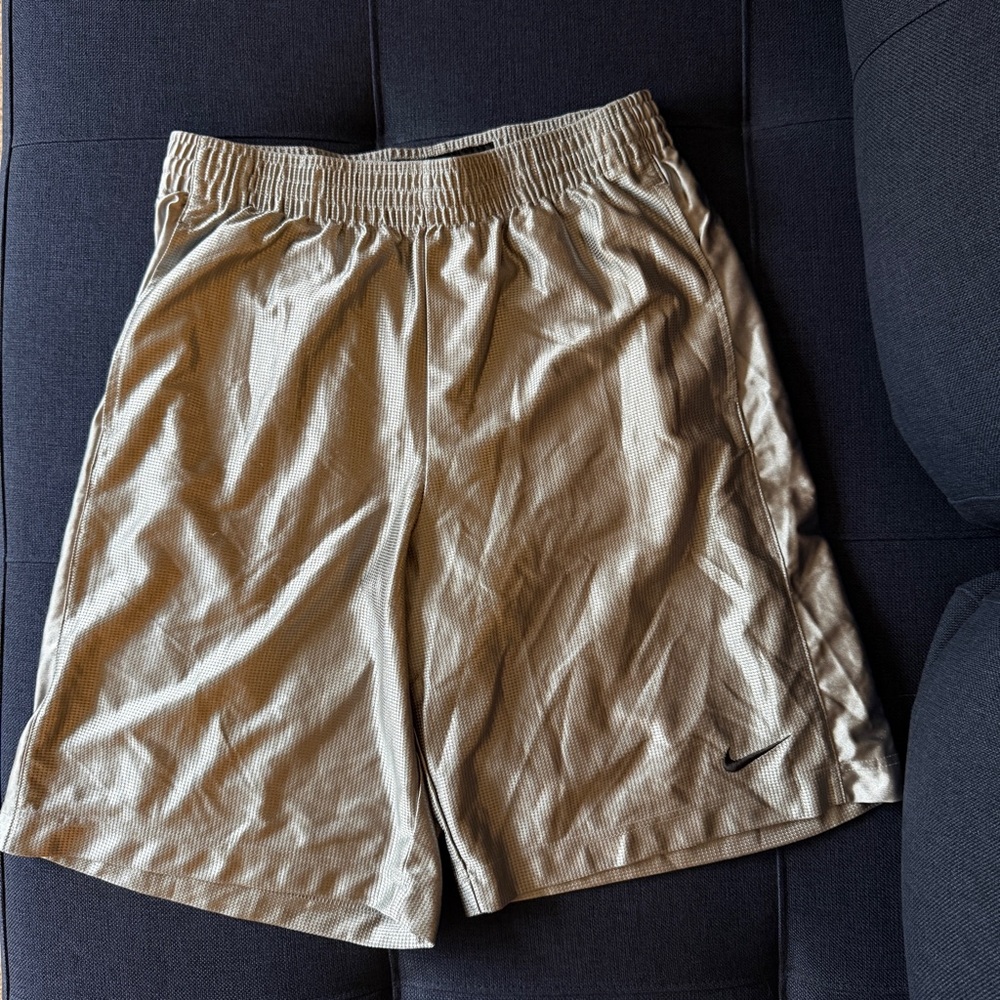 Gray Nike Basketball Shorts